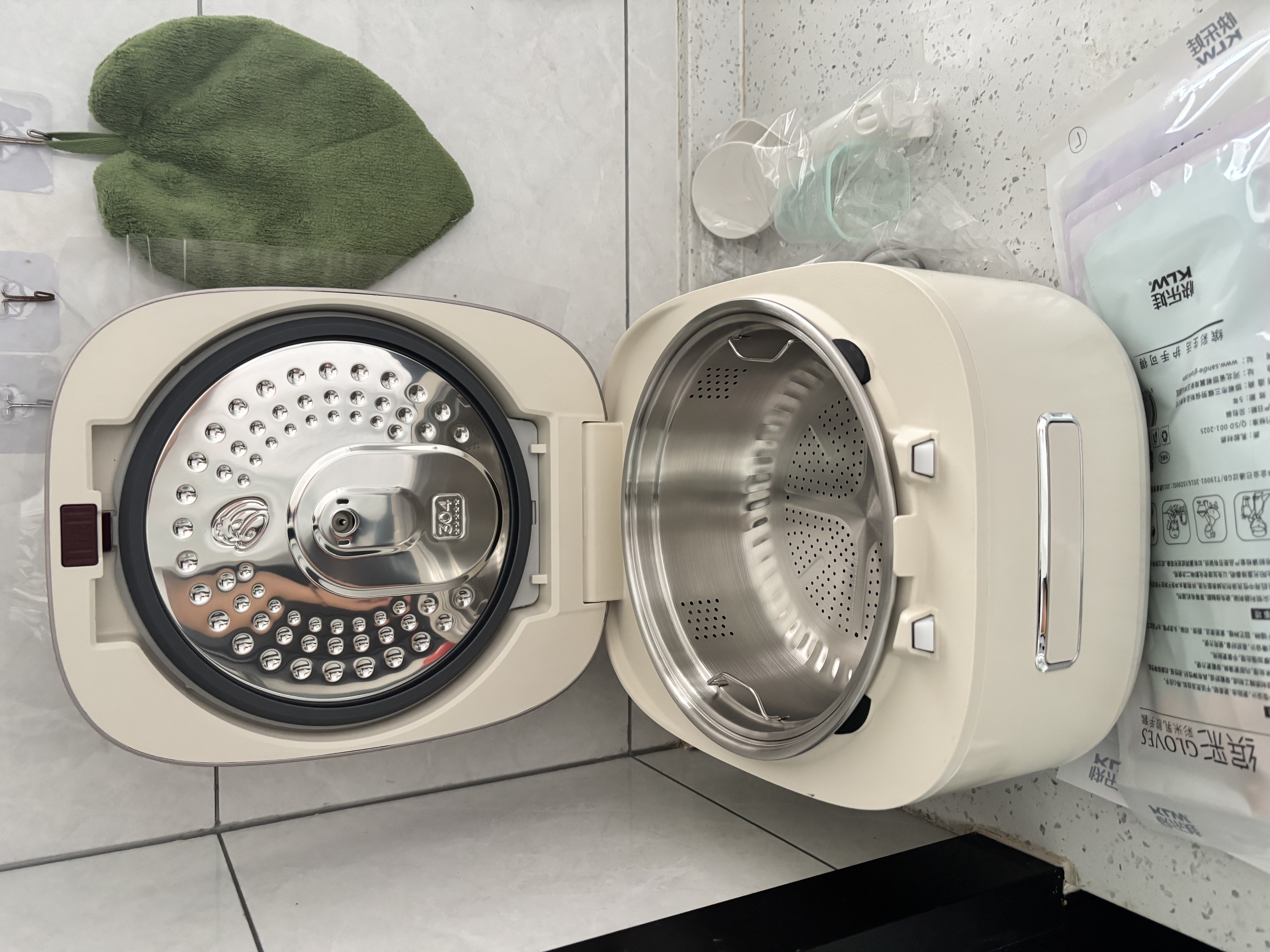 美的（Midea）【政府补贴】电饭煲低糖饭0涂层内胆不粘电饭锅大容量家用4升IH加热316L不锈钢内胆4-5人MB-HS451S 实拍图