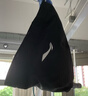 李宁（LI-NING）泳帽男女长发舒适布游泳帽时尚护耳不勒头不粘发泳帽 LSMP151黑色 实拍图