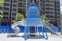 户外儿童游乐场设备室外不锈钢滑梯定制幼儿园大型无动力游乐设施 塑料滑梯 实拍图