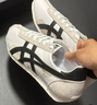 Onitsuka Tiger鬼塚虎男女款中性鞋子复古舒适运动休闲鞋男RUNSPARK 米色/深蓝色-103 40.5 实拍图