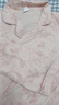 都市丽人女士睡衣女100%纯棉长袖长裤宽松舒适秋季家居服可外穿 粉色 L 实拍图