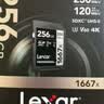 雷克沙（Lexar）256GB SD存储卡 U3 V60 4K数码相机内存卡 读250MB/s 写120MB/s 双排金手指（1667x Pro） 实拍图