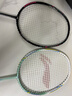 李宁（LI-NING）羽毛球拍全碳素单拍高碳系列超轻4U进阶训练比赛拍青碧绿 已穿线 实拍图