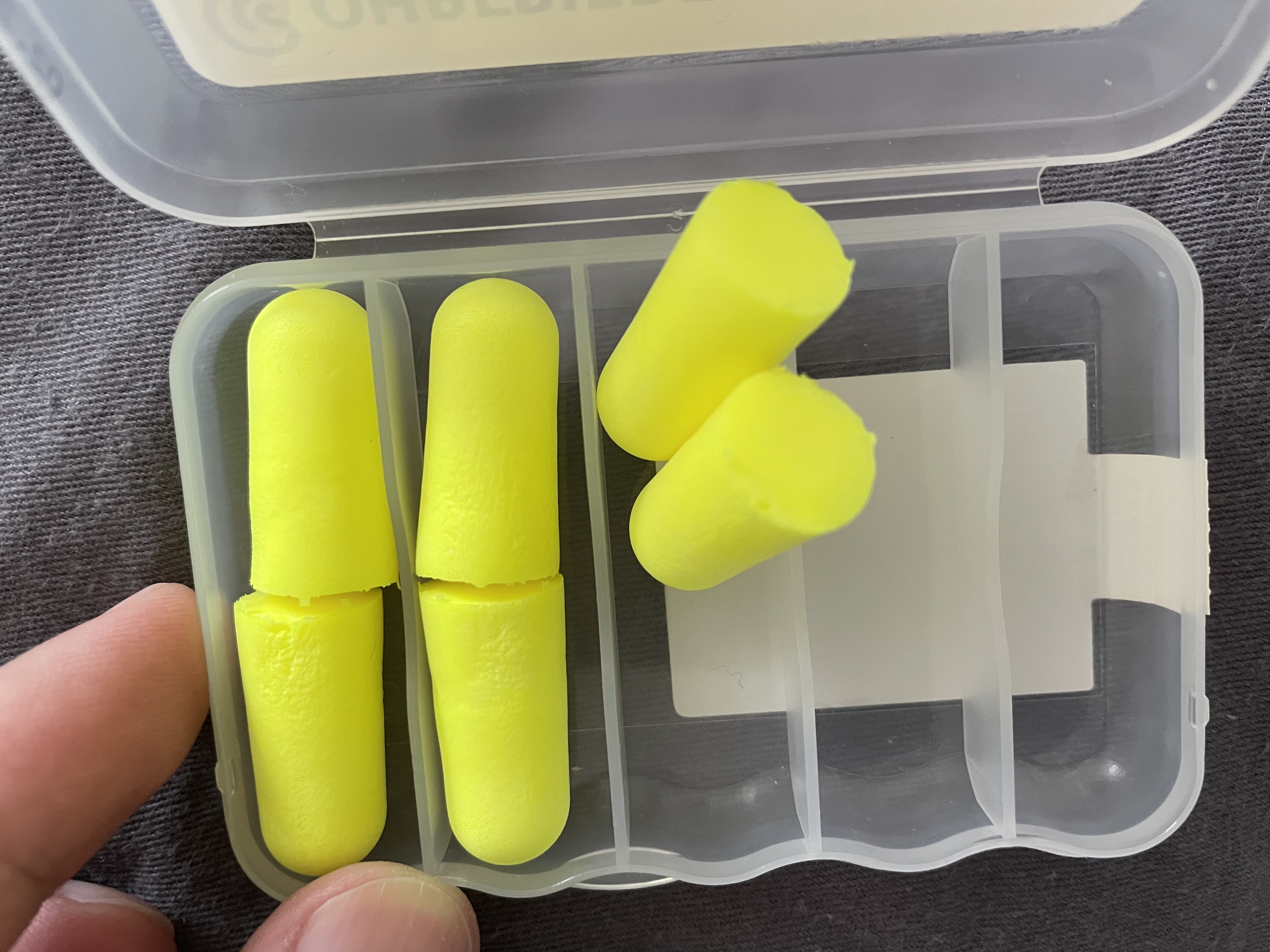 3M隔音子弹型耳塞防噪防吵工作降噪机械睡眠男女通用学生宿舍4副装 实拍图