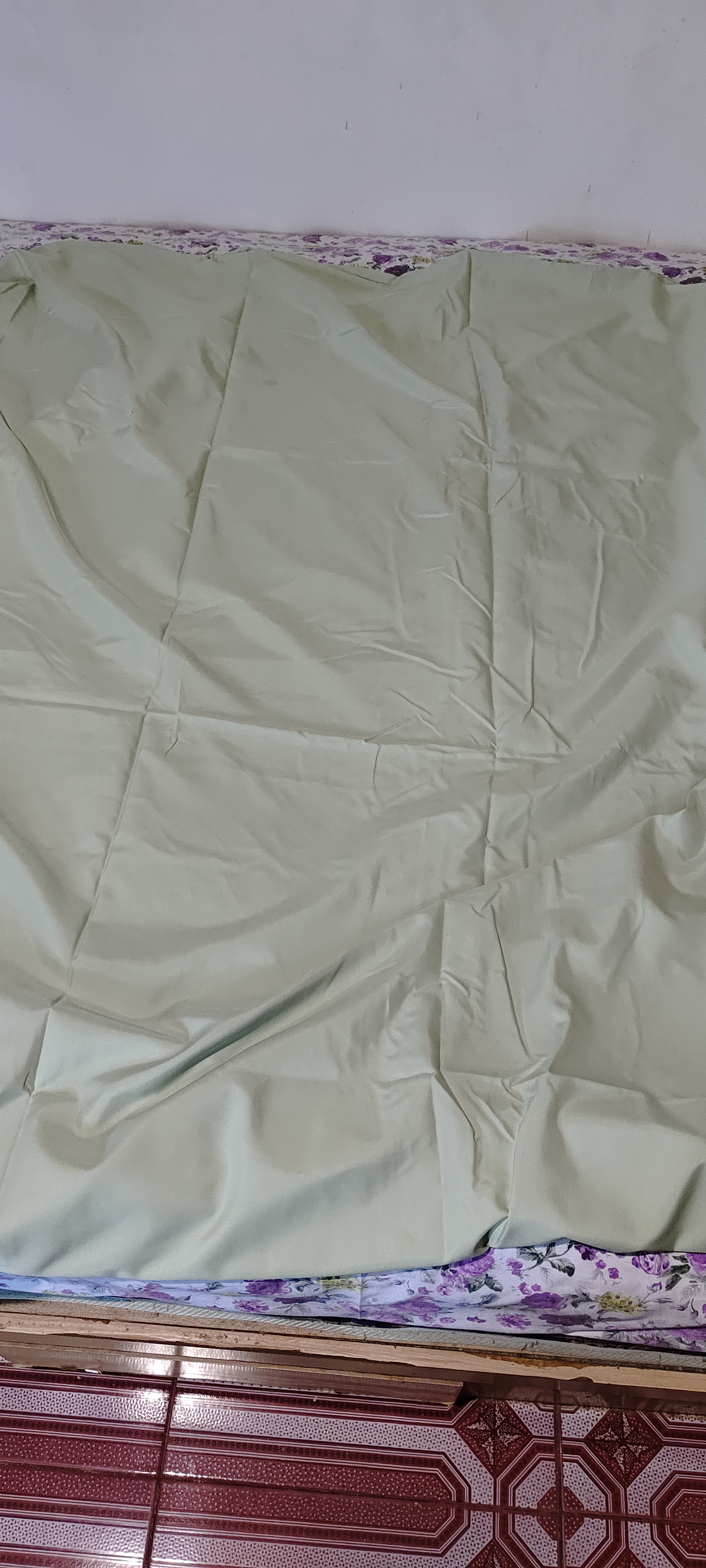 京东京造小京研被套 100g轻柔丝滑 A类床上用品被罩单件 150x200cm 芽绿 实拍图