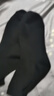 雅鹿袜子男士中筒袜春夏季男透气舒适纯色休闲袜四季百搭商务男袜 10A抑菌黑中筒- 5双 实拍图