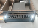 美的（Midea）【小西梅AK7PRO】抽吸排油烟机家用28飓风量大吸力顶侧一体以旧换新自清洁高温蒸汽洗变频脱排烟机 【热销爆款套装】搭配QD529升级款AK7双边定时燃气灶 实拍图