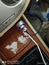 毕亚兹 AUX车载蓝牙接收器5.3版 USB音频线适配器汽车音乐播放器 免提通话3.5mm普通音箱转无线蓝牙音响 实拍图
