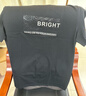 京东京造【凉感印花T】短袖男士t恤男抗菌防螨 bright黑色 XXL 实拍图