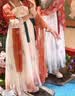 罗蒙儿童汉服中秋节女童唐装女孩古装毕业演出服 敦煌绿 140 实拍图