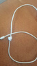 诺希TYPE-C数据线苹果数据线适用iPhone苹果5V2.4A快充数据线1.5米加长白色防断充电线A2815 实拍图