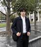 罗蒙外套男秋季商务男士翻领行政夹克上衣干部厅局风爸爸装i8藏青XL 实拍图