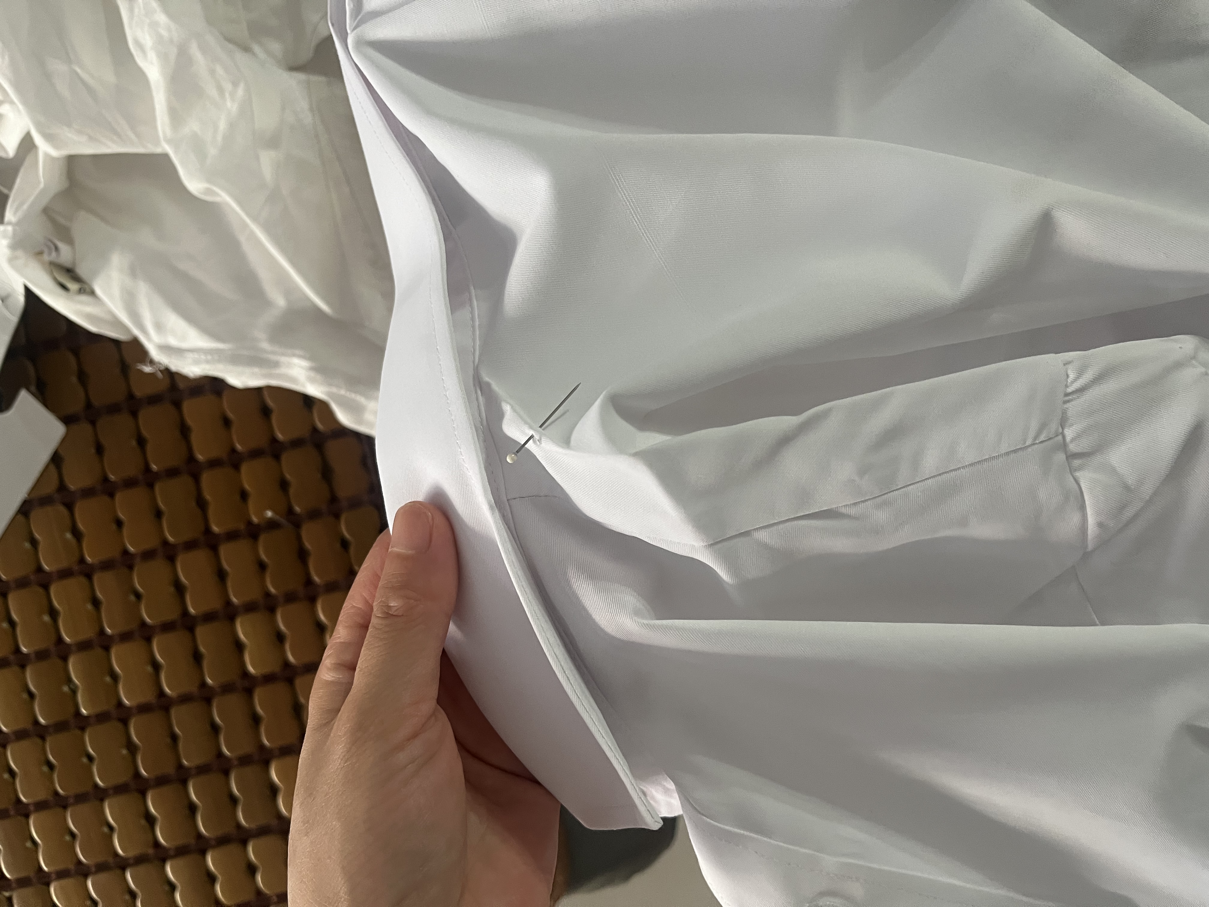 匆蒙白色衬衫女简约短袖职业装白色春夏商务休闲免烫职场通勤面试正装 实拍图