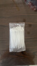 吕姆克自锁式尼龙扎带 电脑装机走线 桌面理线网线数据线收纳束线捆扎 园艺榴莲捆绑带 国标白色2.5*100mm 100条 实拍图