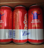 百威【梅西同款】经典红罐啤酒450mL 18罐整箱装喜宴中秋送礼 实拍图