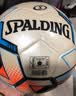 斯伯丁（SPALDING）足球机缝5号耐磨柔软成人儿童训练比赛64-968Y蓝/橘 实拍图