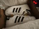 阿迪达斯adidas三叶草贝壳头SUPERSTARII男女休闲鞋 IH8659 42.5码 实拍图