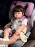 innokids儿童安全座椅约1-12岁汽车用宝宝婴儿车可折叠坐椅便携星羽骑士 丁香紫【安全带款+一键折叠+可装中间位】 实拍图
