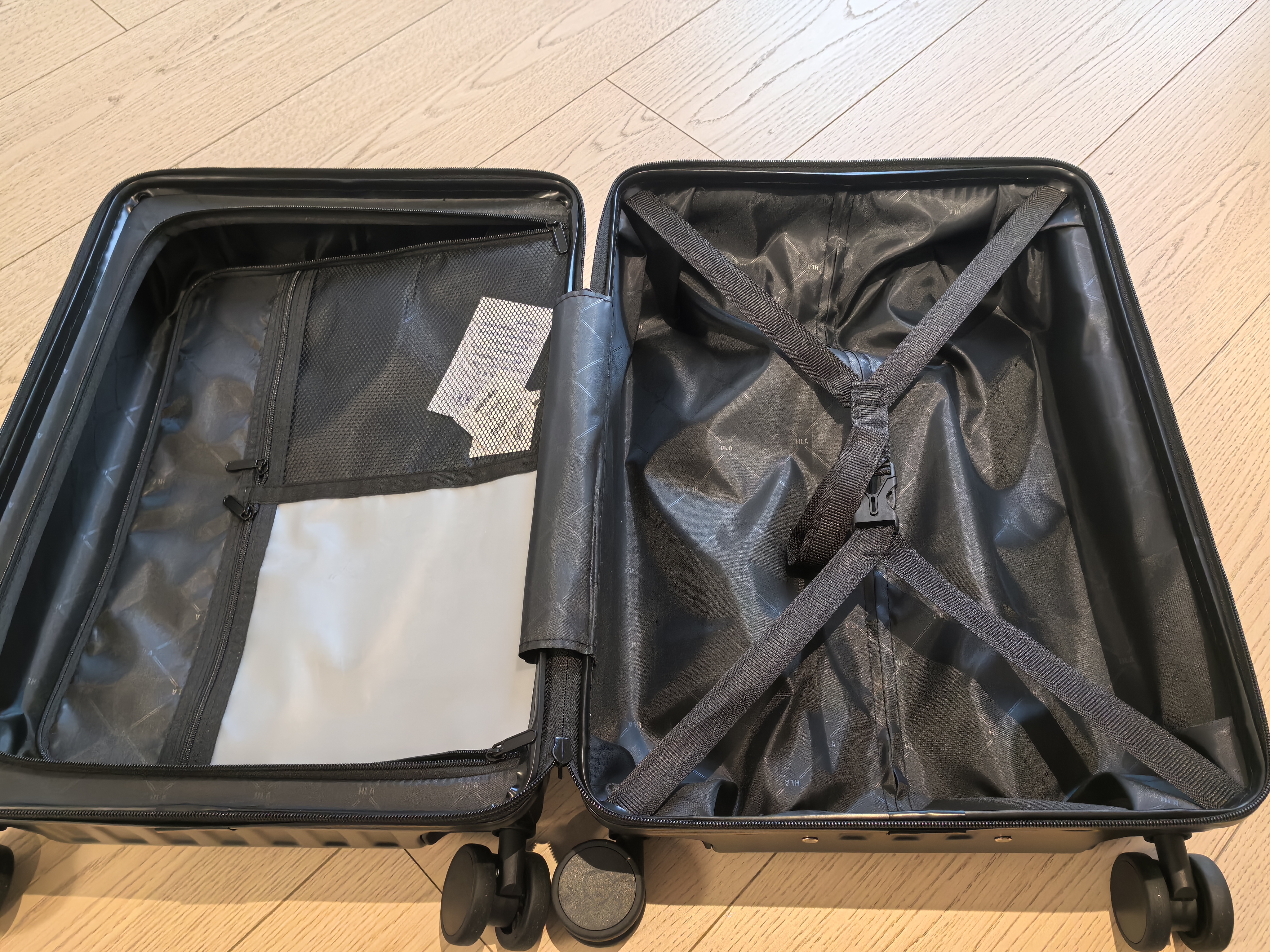 海澜之家（HLA）行李箱20英寸登机男轻便出差短途女旅行拉杆箱大容量曜石黑20英寸 实拍图