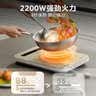 美的（Midea）电磁炉电陶炉 家用2200W大功率 电磁灶火锅炉爆炒定时电磁炉 二级能效节能省电C22-Micca709 实拍图