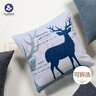 quatrefoil 抱枕卡通沙发靠垫办公室靠枕床头靠背汽车腰靠腰枕45*45cm小鹿 实拍图