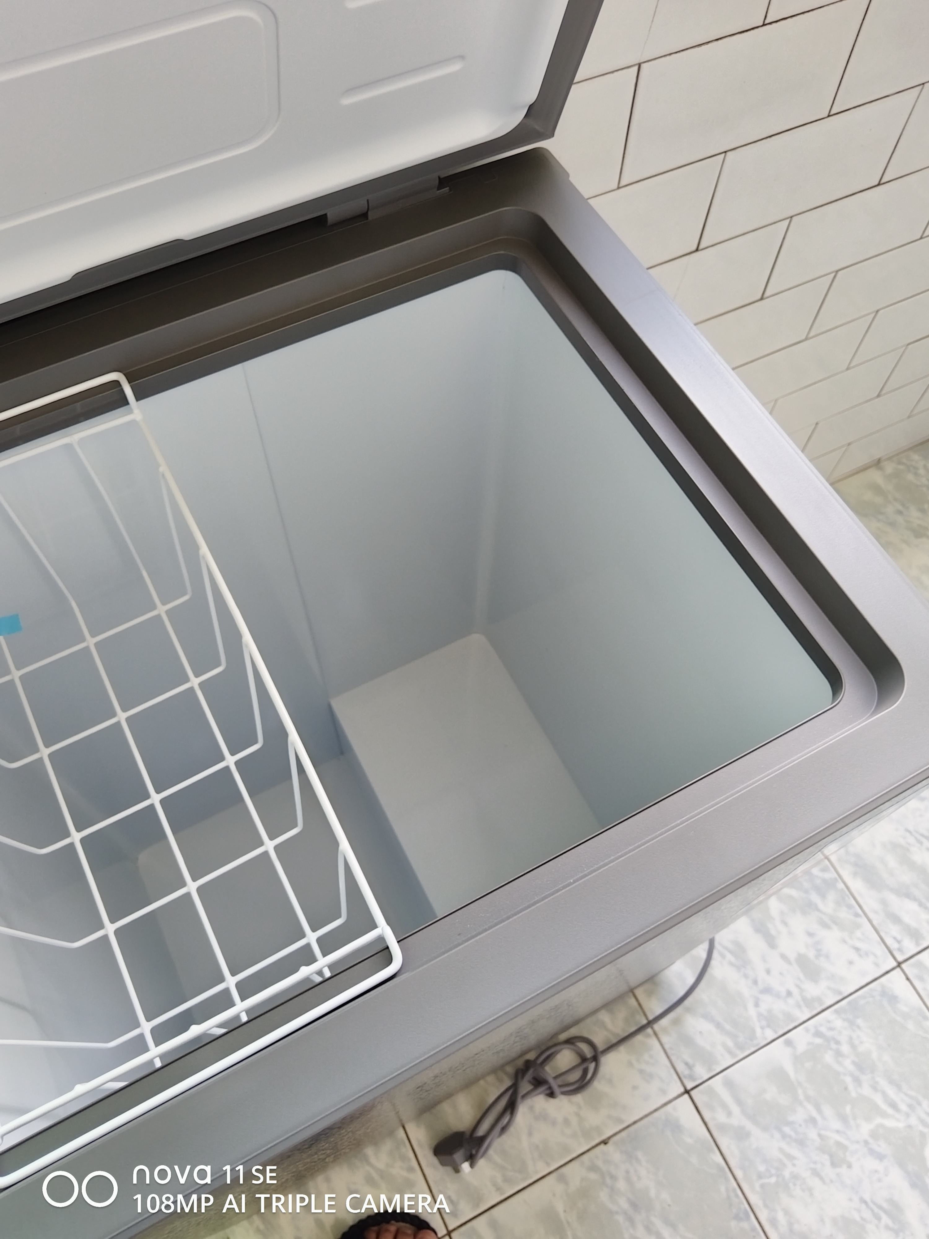 海尔（Haier）「新款强力阻霜」海尔一级能效家用冷柜节能小冰柜冷藏冷冻两用冷冻柜非无霜省电200升囤货 新品~100升钢板内胆-双重抗菌 100升 实拍图