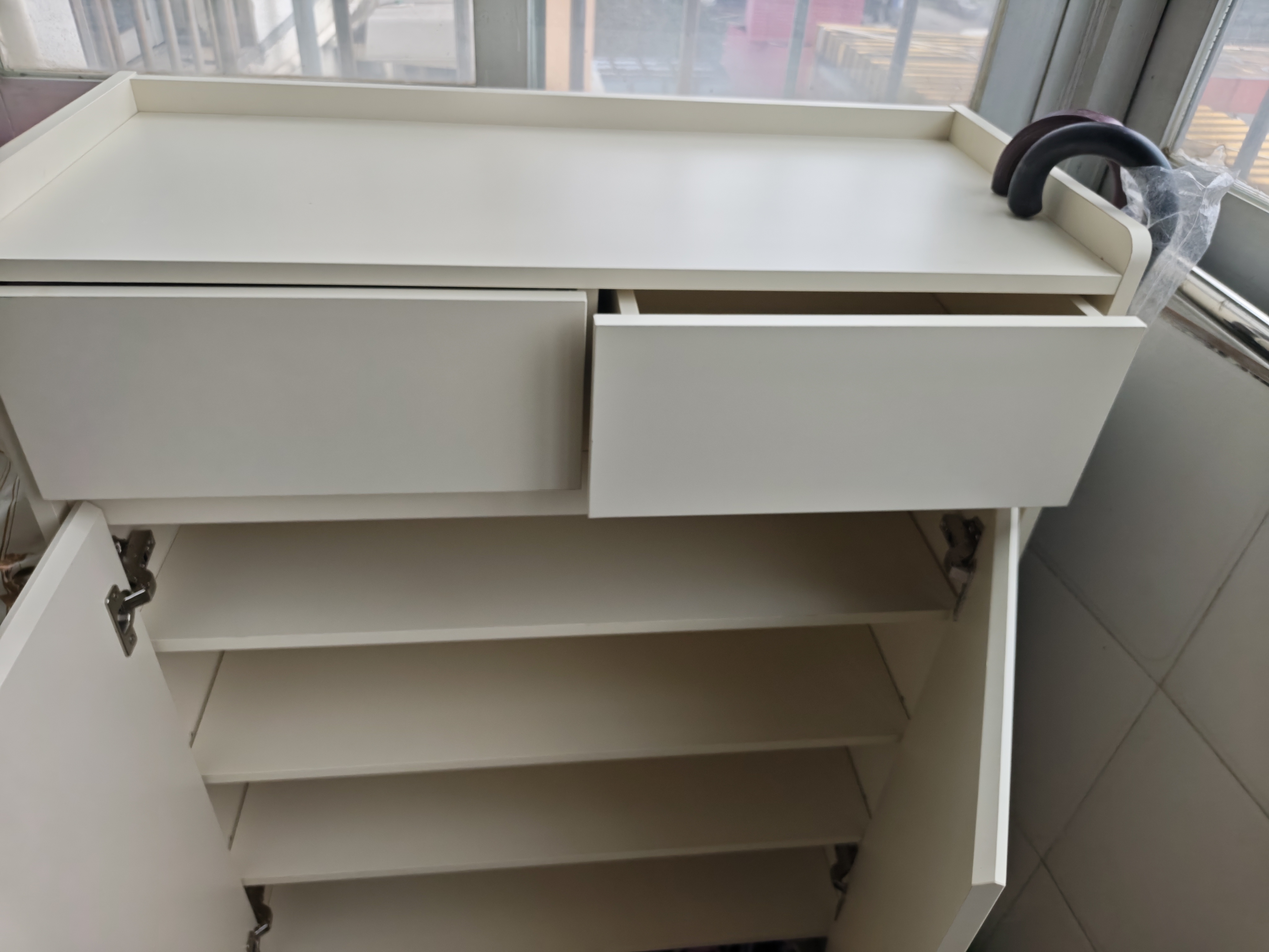 林氏家居鞋柜门口入户柜收纳一体靠墙多层家用玄关储物柜家具OV4N满额赠 实拍图