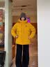 鸭鸭（YAYA）冰壳羽绒服女2026秋冬新款外套保暖男女短款三防加厚抗静电面包服 米白色 M 【建议110-130斤】 实拍图