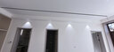 欧普照明彩虹双眼皮小山丘射灯LED家用客厅嵌入式聚光灯背景墙洗墙灯 7W-三色变光-【开孔7-8CM】 实拍图