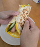 麦西恩原味卷饼270g*3 8英寸6片早餐手抓饼煎饼春饼薄饼面点加热即食 实拍图
