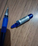 斑马牌（ZEBRA）【热门商品】中性笔 0.5mm子弹头签字笔 学生标记笔走珠水性笔 C-JJ100 JELL-BE 蓝色 单支装 实拍图
