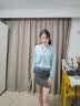 雾道针织衫女外套毛衣女款2026新款秋款女上衣洋气款撞色针织开衫 实拍图