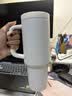 MUJI 不锈钢 大容量吸管杯 保温水杯杯子冰霸杯 白色 实拍图