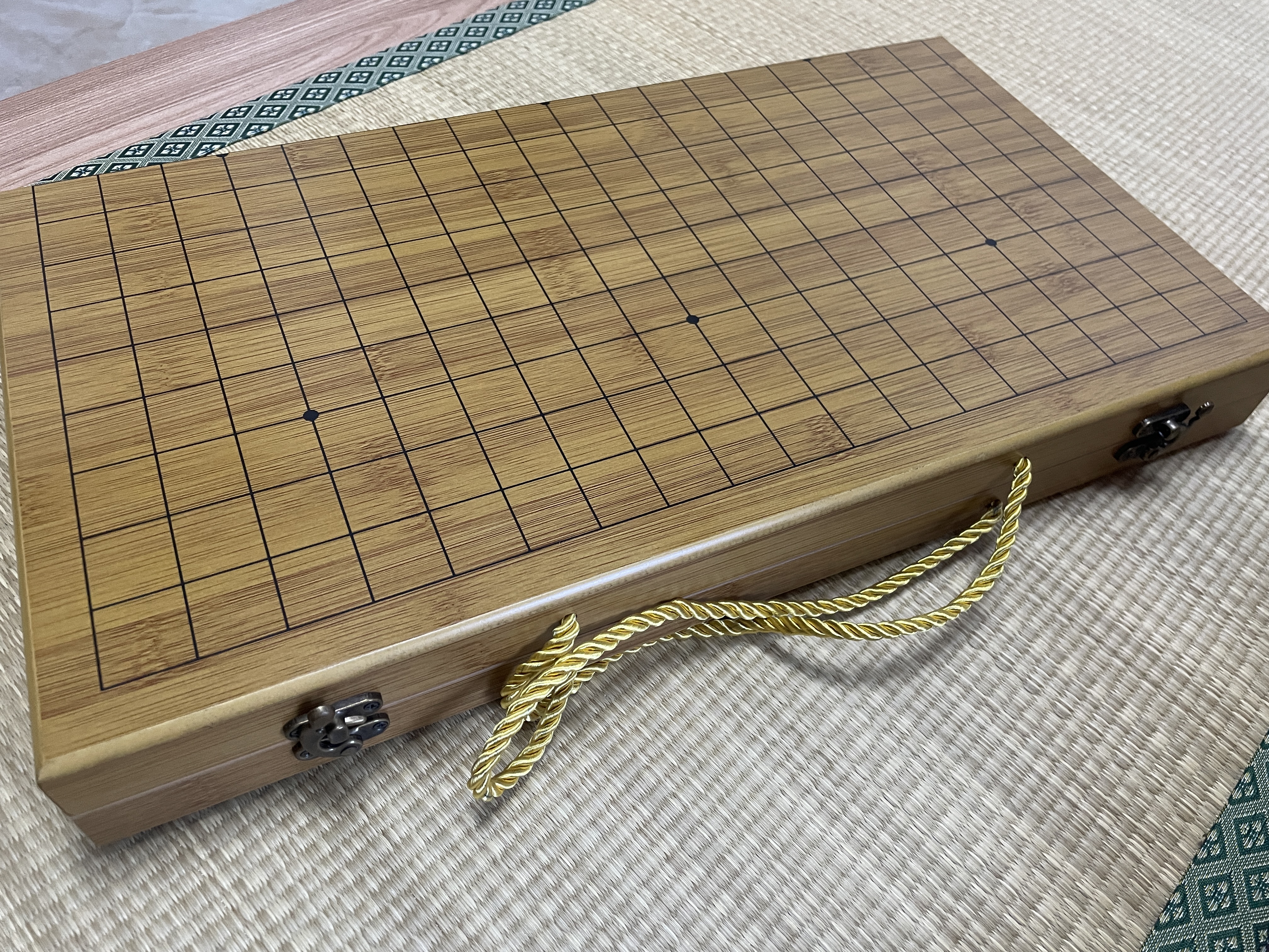 华圣围棋折叠便携手提礼盒五子棋361颗19路赠入门书手提袋礼物送长辈 实拍图