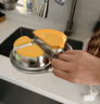 onlycook304不锈钢餐盘方形盘子分格盘宝宝辅食盘幼儿园防摔分餐盘-带吸盘 实拍图