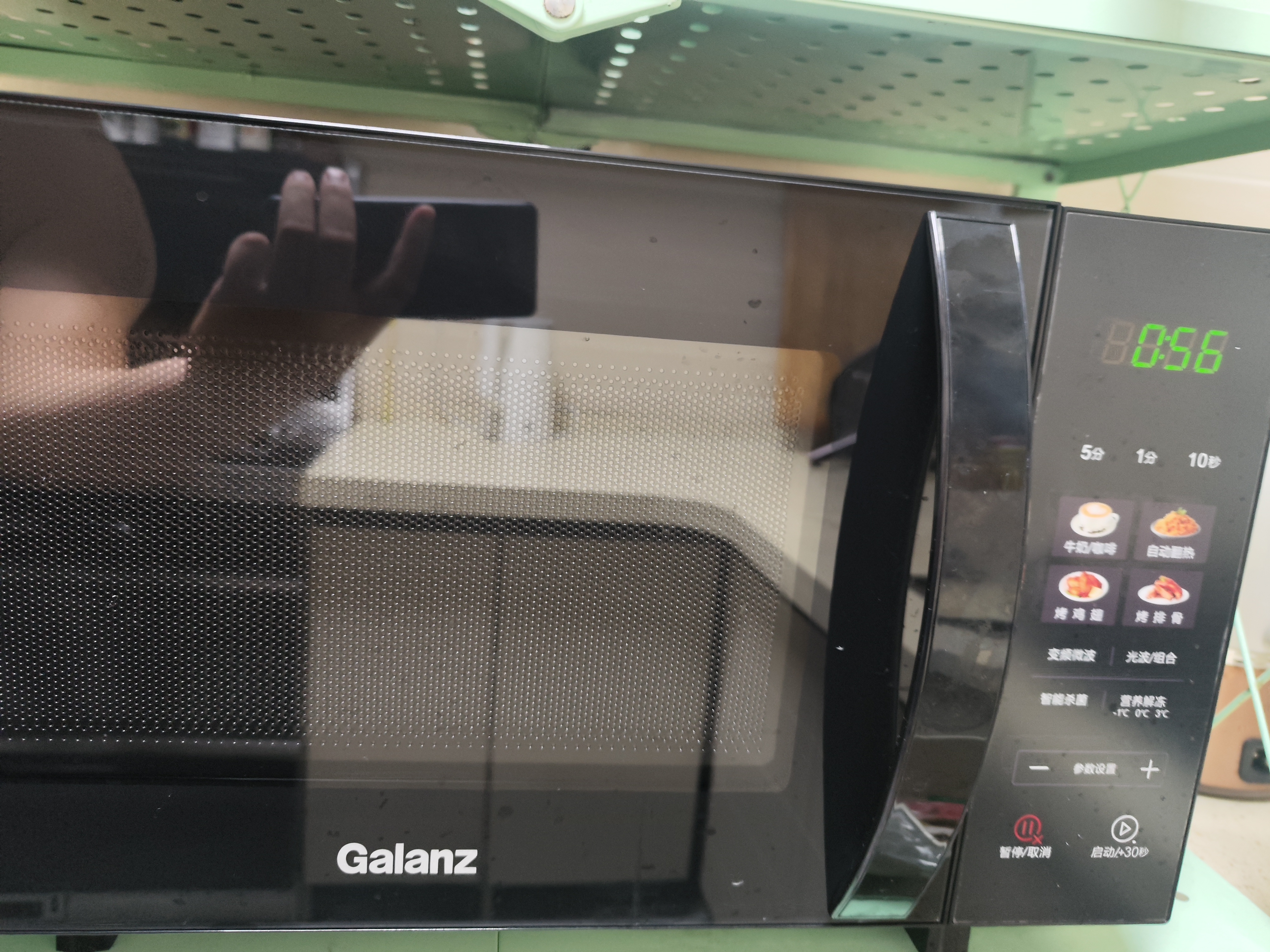 格兰仕（Galanz）微波炉烤箱一体机家用微波炉变频一级能效节能23升大容量微波炉平板式光波炉微烤一体2026新款 实拍图