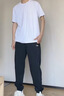 策息休闲裤子男夏季薄款百搭宽松长裤运动阔腿工作耐磨工装长裤大码 黑色+深灰 4XL -建议160-180斤左右 实拍图