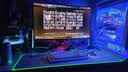雷蛇（Razer）重装甲虫幻彩版加长款 水银 游戏鼠标垫 RGB发光鼠标垫 实拍图