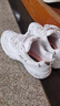 斯凯奇（Skechers）女鞋厚底增高老爹鞋百搭休闲鞋耐磨透气运动鞋女 WTRG白/金 38 实拍图