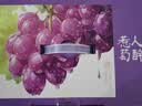 京鲜生 夏黑无籽黑提 蓝莓葡萄礼盒装4-4.5斤 高糖低酸 生鲜水果 实拍图
