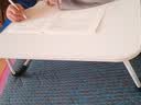 悠品床上电脑桌床上书桌懒人可折叠小桌子笔记本支架 学生写字宿舍小桌板飘窗小饭桌餐桌阅读书桌炕桌 实拍图