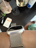 Apple/苹果 Watch S11 智能手表GPS款46毫米玫瑰金色铝金属表壳淡桃粉色运动型表带M/L MEVU4CH/B 实拍图