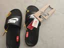 耐克NIKE男子拖鞋一字VICTORI休闲鞋CN9675-002黑44 实拍图