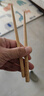 玉米（CORN）玉米实木儿童筷子木质宝宝筷4木筷木头短园6一12岁饭盒 实拍图