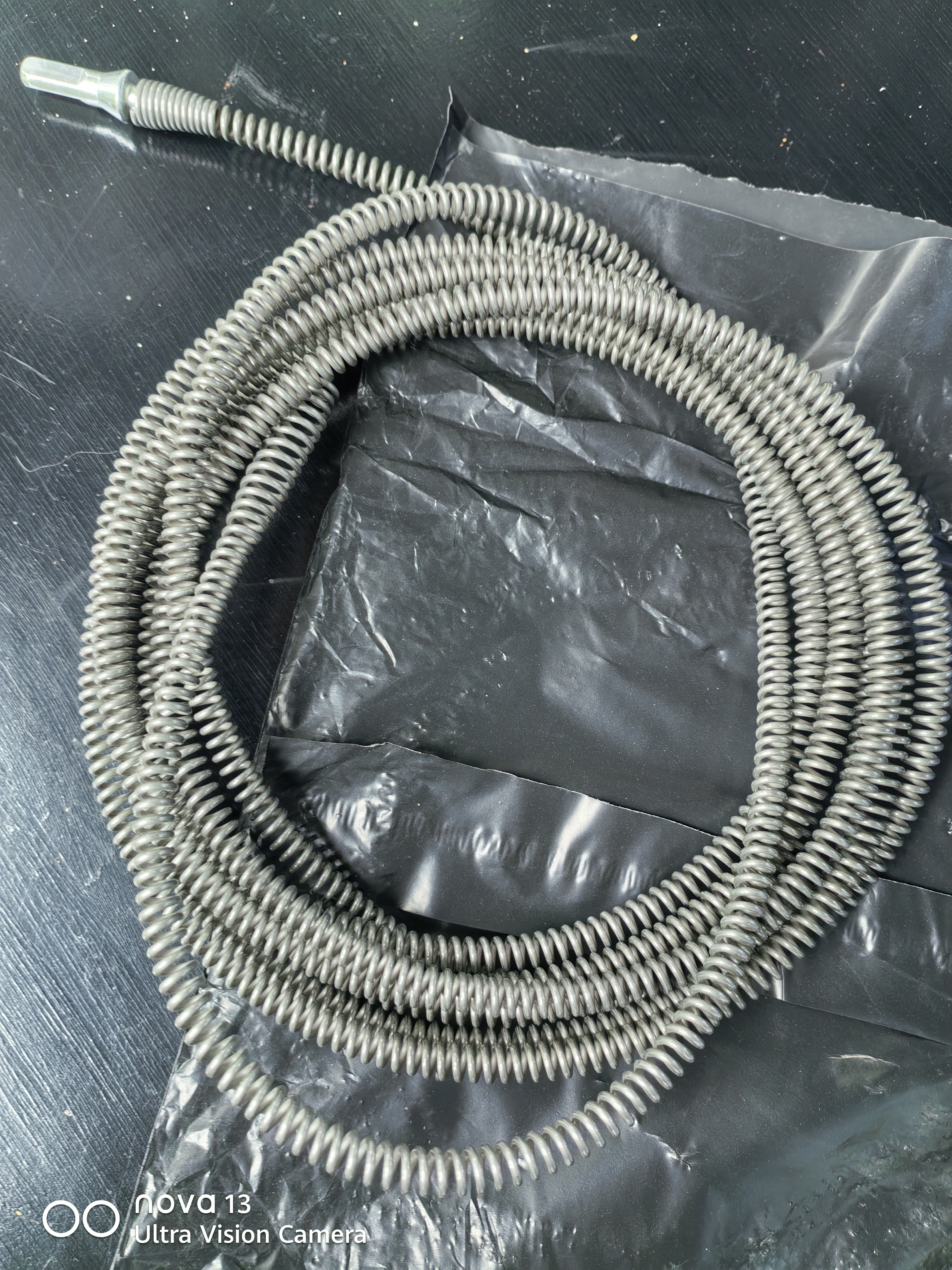 巨奇严选 下水道疏通器管道疏通器电动厨房厕所马桶疏通加长5米弹簧 实拍图