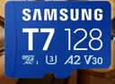 三星（SAMSUNG）128GB TF(MicroSD)内存卡T7 适配运动相机Pocket监控行车记录仪耐久卡 支持4K视频 读170MB/s 实拍图
