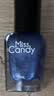 Miss Candy健康显白7ml指甲油免烤快干可撕拉蓝色系猫眼脚美甲 宝石蓝 实拍图