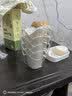 拜杰一次性纸杯托 开水隔热托纸杯垫杯套 塑料杯托底座纸杯托架8只装 实拍图
