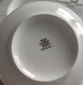 红牡丹景德镇家用碗碟套装新中式陶瓷碗盘组合吃饭骨瓷米饭碗金边碗筷 月光牡丹6英寸面碗4个 实拍图