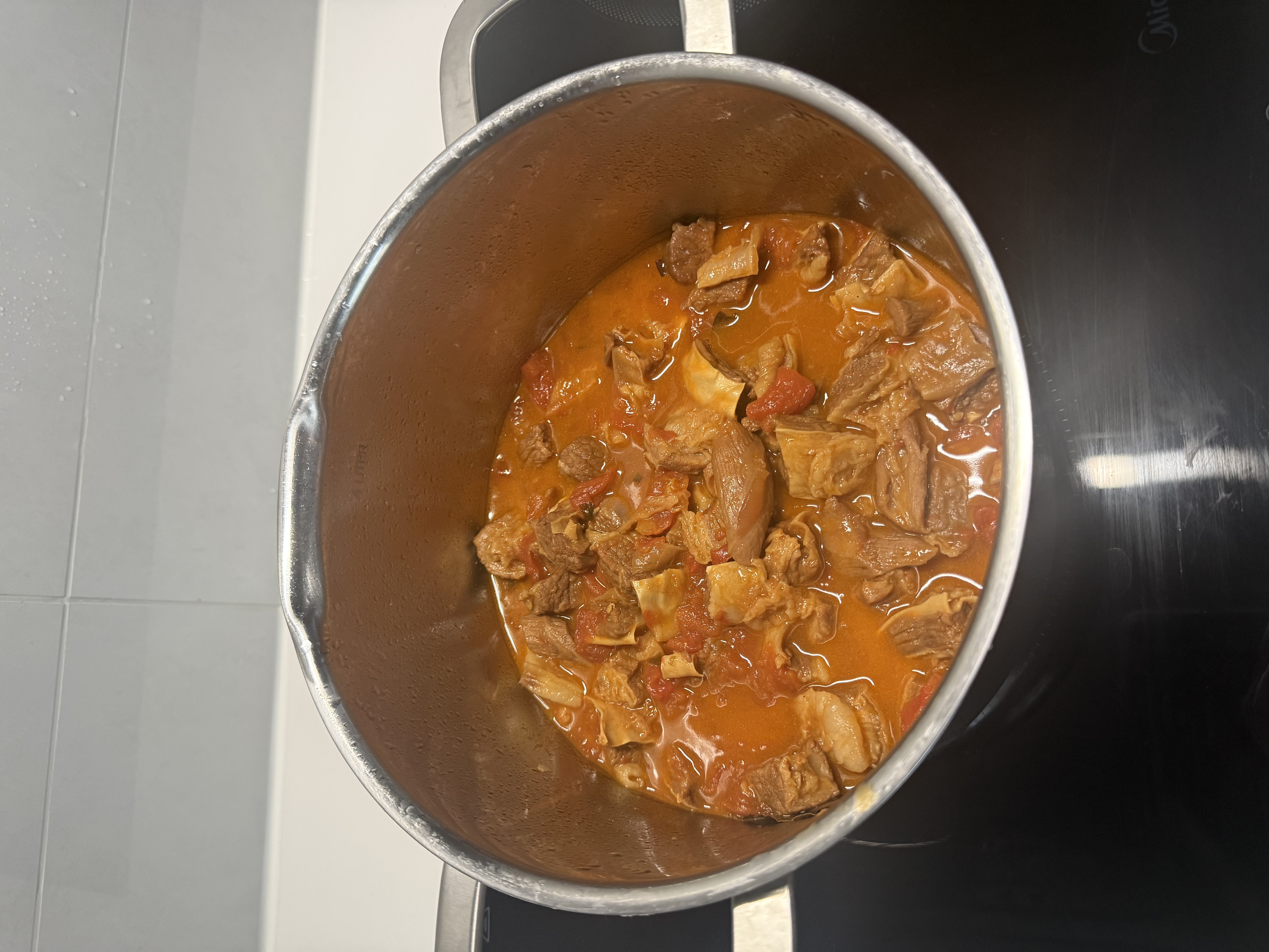 宜家（IKEA）HEMKOMST 海考特 带盖锅煮锅不锈钢汤锅家用炖汤煮粥 2-4人食（5公升锅） 24cm 实拍图